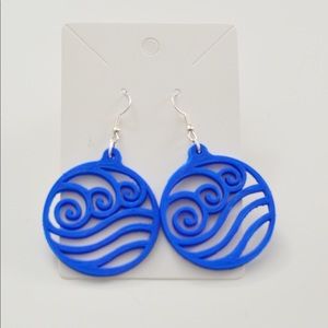3D printed Avatar water tribe inspired earrings